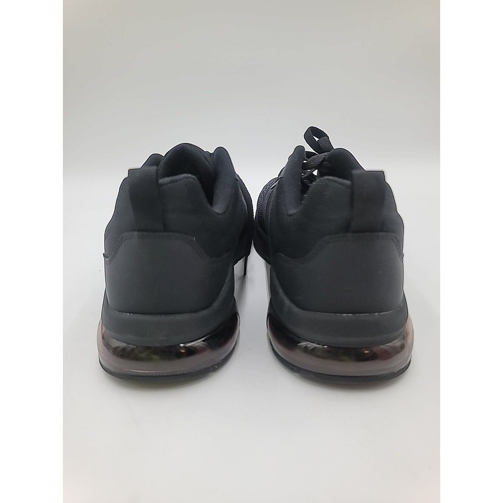 11 SKECHERS Lightweight Mesh Lace Up Black Gray Low Top Sneakers Walking Running - Picture 9 of 9